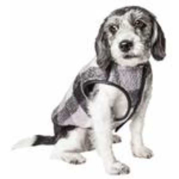 Pet Life Other - Pet Life Black Boxer Classical Plaid Insulated Dog Coat - Black